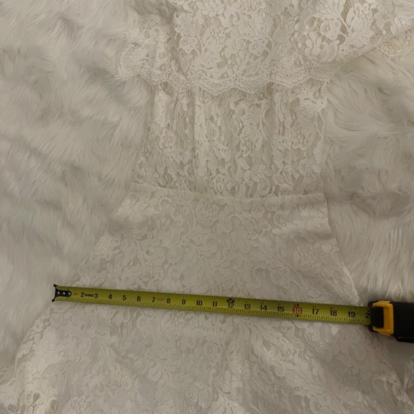 NWOT Lane JT white lace midi dress Self-portait style - Picture 5 of 6